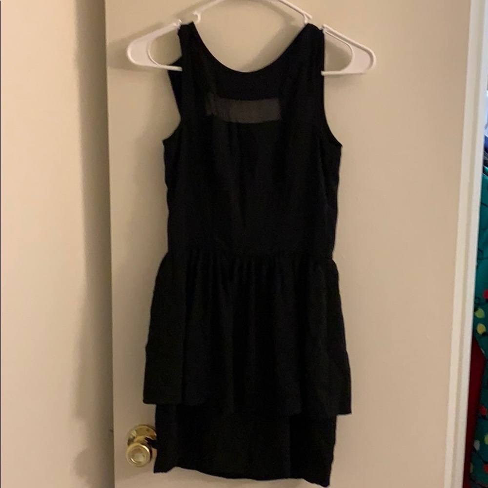 black cocktail dress